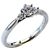Autre Marque Pt950 Diamantring Niwaka Shirosuzu Silber - Ansicht 4