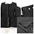 Conjunto 2 em 1 de couro 100% lã virgem da Salvatore Ferragamo - vista 4