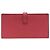 Cartera larga de cuero Epsom Béarn de Hermès Rosa - vista 4