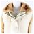Giacca in Lana Seta e Visone Louis Vuitton Beige Crudo - vista 2