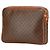 Céline Borsa Clutch in Pelle PVC Macadam Celine Marrone - vista 2