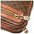 Céline Borsa Clutch in Pelle PVC Macadam Celine Marrone - vista 8