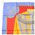 Foulard in seta Hermès Calle 90 Galons e Brandebourgs Porpora - vista 4