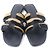 Sandali in pelle Harako Oran di Hermès Nero - vista 4
