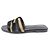 Sandali in pelle Harako Oran di Hermès Nero - vista 5