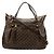 Borsa 2 in 1 Louis Vuitton Evora GM Damier Marrone