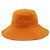 Cappello a secchiello in poliestere nylon con logo H di Hermès Arancione