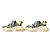 Sneakers Gucci×Balenciaga The Hacker Project Beige Verde Giallo - vista 3