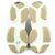 Sneakers Gucci×Balenciaga The Hacker Project Beige Verde Giallo - vista 8