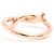 Cartier Entrelacés 750PG Diamantring Größe 50 Pink - Ansicht 3