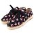 Prada Gabardine-Leinensandalen Schwarz Pink