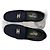 Mocassini Chanel in tessuto blu navy con logo CC in perle Taglia 41
