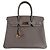 Borsa a mano Hermès Birkin 30 Epsom Etoup in pelle Marrone scuro