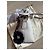 Borsa a mano Fendi By The Way in pelle bianca Bianco - vista 4