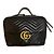 Borsa a mano Gucci Marmont in pelle nera Nero