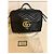 Borsa a mano Gucci Marmont in pelle nera Nero - vista 3