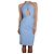 Abito in cotone blu Dsquared2