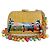 Autre Marque Clutch ricamato Serpui Multicolore Beige