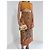 Autre Marque Clutch ricamato Serpui Multicolore Beige - vista 14