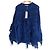 Stella Mc Cartney Pulôver oversized Stella McCartney azul de lã de alpaca