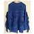 Stella Mc Cartney Pulôver oversized Stella McCartney azul de lã de alpaca - vista 3