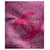 Manta Chanel de cachemira azul y rosa a cuadros logo CC  - vista 11