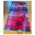 Manta Chanel de cachemira azul y rosa a cuadros logo CC  - vista 5