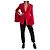 Skulpturaler Blazer von Prabal Gurung Rot