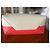Borsa a mano Céline Twisted in pelle rossa beige e marrone chiaro Rosso - vista 19