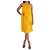 Stella Mc Cartney Stella McCartney Spitzenkleid Gelb mit Fransen