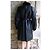 Abrigo Trench Jean Louis Scherrer Negro de Cuero de Cordero - vista 5