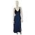 Rag & Bone Colorblock Silk Slip Dress Blue Black & White – Size 6 - open V back