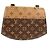 Borsa 2 in 1 Tilsitt Monogramma Reverse Louis Vuitton Marrone Beige - vista 8