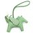 Charm per borsa Hermès Rodeo Pegasus PM Verde Verde chiaro - vista 2