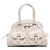 Borsa My Dior Frame grande in pelle di vitello bianca