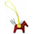 Charm Rodeo PM de Hermès Roja Dorado  - vista 3