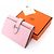 Cartera Trifold Bearn Combination de Hermès Rosa - vista 2