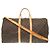 Borsa Boston Monogram Keepall Bandoulière 55 Louis Vuitton Marrone