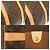 Borsa Boston Monogram Keepall Bandoulière 55 Louis Vuitton Marrone - vista 9