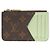 Tarjetero Monogram Louis Vuitton Castaño