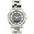 Fendi 6100L Caredro Shell Quarz-Armbanduhr aus Edelstahl Schwarz