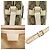 Borsa a Spalla Gucci GG Supreme Marrone Crudo - vista 10