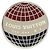 Spilla in metallo argento Louis Vuitton Circle Rosso Blu