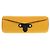 Pochette in pelle gialla Fendi Giallo - vista 2