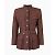 Chaqueta Jean Paul Gaultier, Modelo Militar SS2003 Castaño