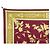 Hermès FULAR VINTAGE HERMES CHANTECLAIR 1ª EDIZIONE 90 SETA ROSSA Rosso - vista 2