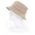 Cappello bucket in cotone ricamato Fred Stitch di Hermès Marrone Beige - vista 3