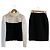 Autre Marque Conjunto de encaje SAKUMI Negro