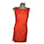Issa Mini Kleid elastisch orange
