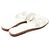 Mule in pelle Hermès Oran Marrone Bianco - vista 2